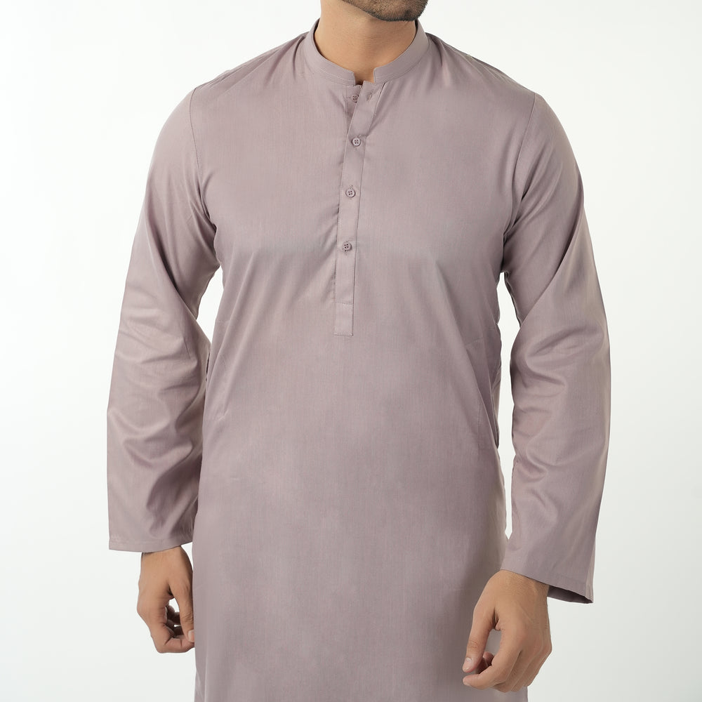 Men's Slim Fit Kurta Shalwar - Light Brown, Men's Shalwar Kameez, Chase Value, Chase Value