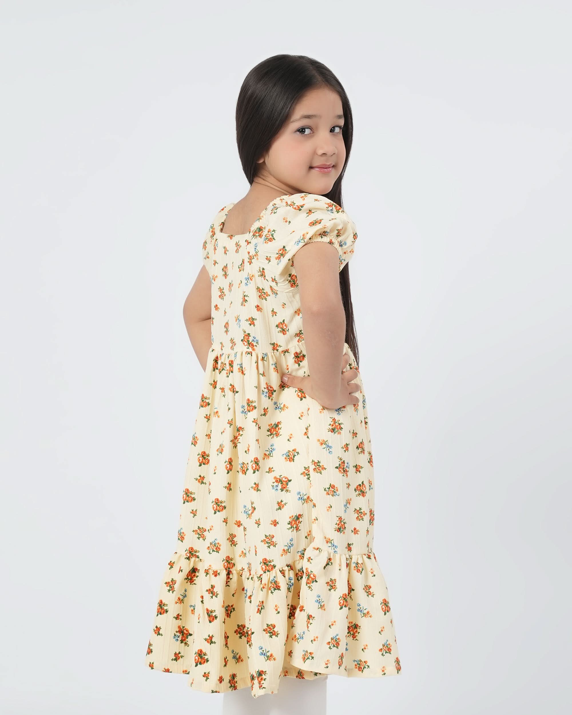 Eminent Girls Woven Frock - Fawn, Girls Frocks, Eminent, Chase Value