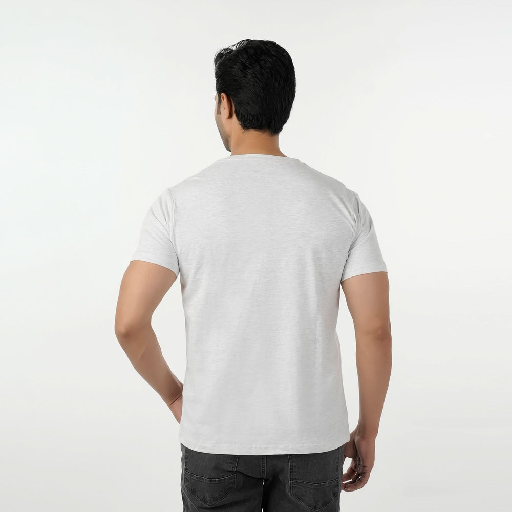 Eminent Men's Round Neck Half Sleeves T-Shirt - Oatmeal, Men's T-Shirts & Polos, Eminent, Chase Value