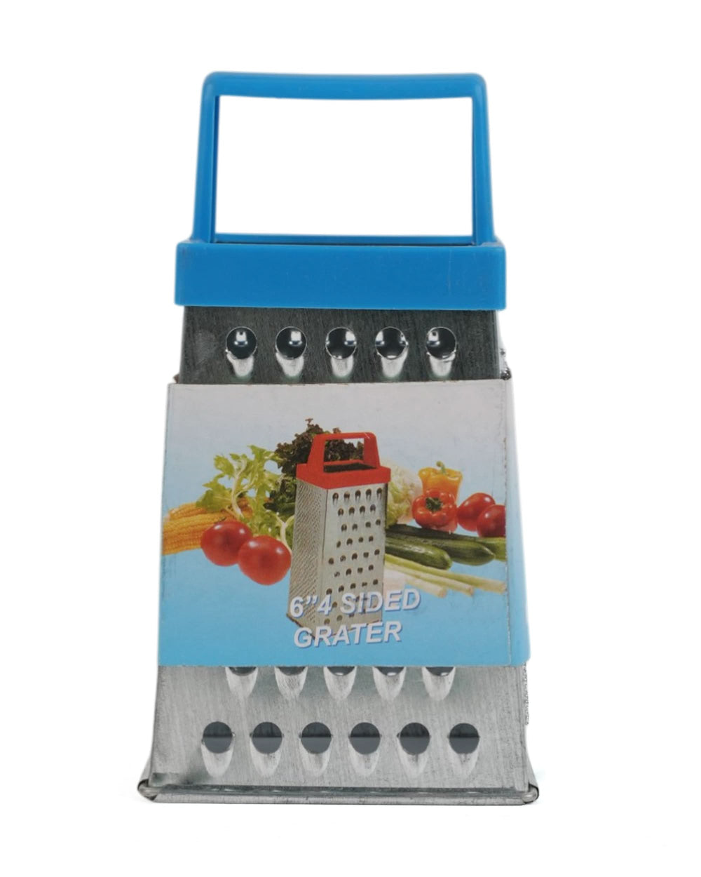 Grater- 4 Side - Blue, Kitchen Tools, Chase Value, Chase Value