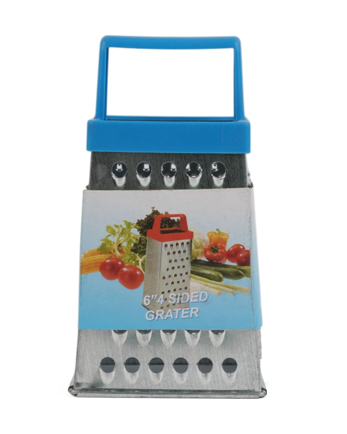 Grater- 4 Side - Blue, Kitchen Tools, Chase Value, Chase Value