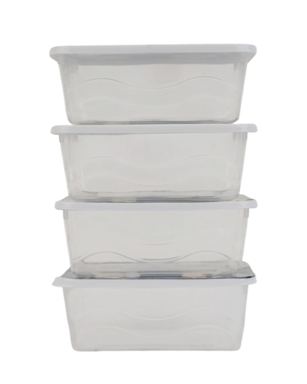 Storage Box 4 Pcs Set, Tiffin Boxes & Bottles, Chase Value, Chase Value