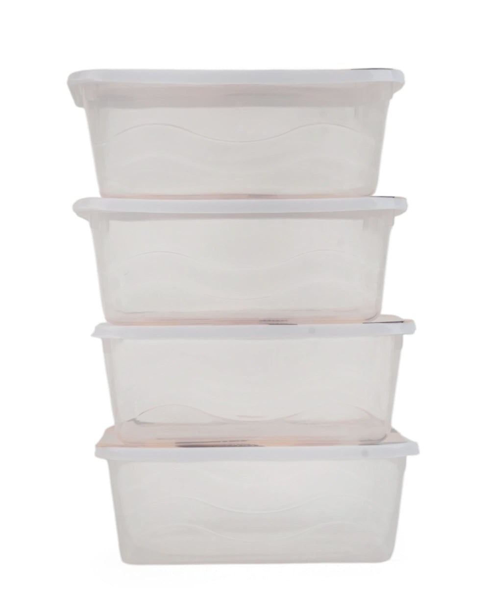 Storage Box 4 Pcs Set, Tiffin Boxes & Bottles, Chase Value, Chase Value