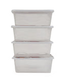 Storage Box 4 Pcs Set, Tiffin Boxes & Bottles, Chase Value, Chase Value