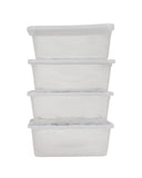 Storage Box 4 Pcs Set, Tiffin Boxes & Bottles, Chase Value, Chase Value