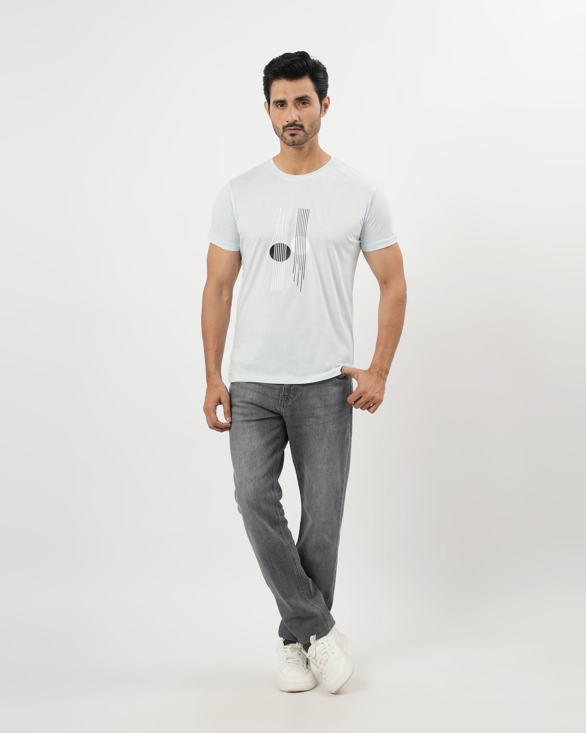 Valuables Men's Printed Round Neck T-Shirt