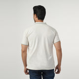 Men's Half Sleeves Polo T-Shirt - Light Grey, Men's T-Shirts & Polos, Chase Value, Chase Value