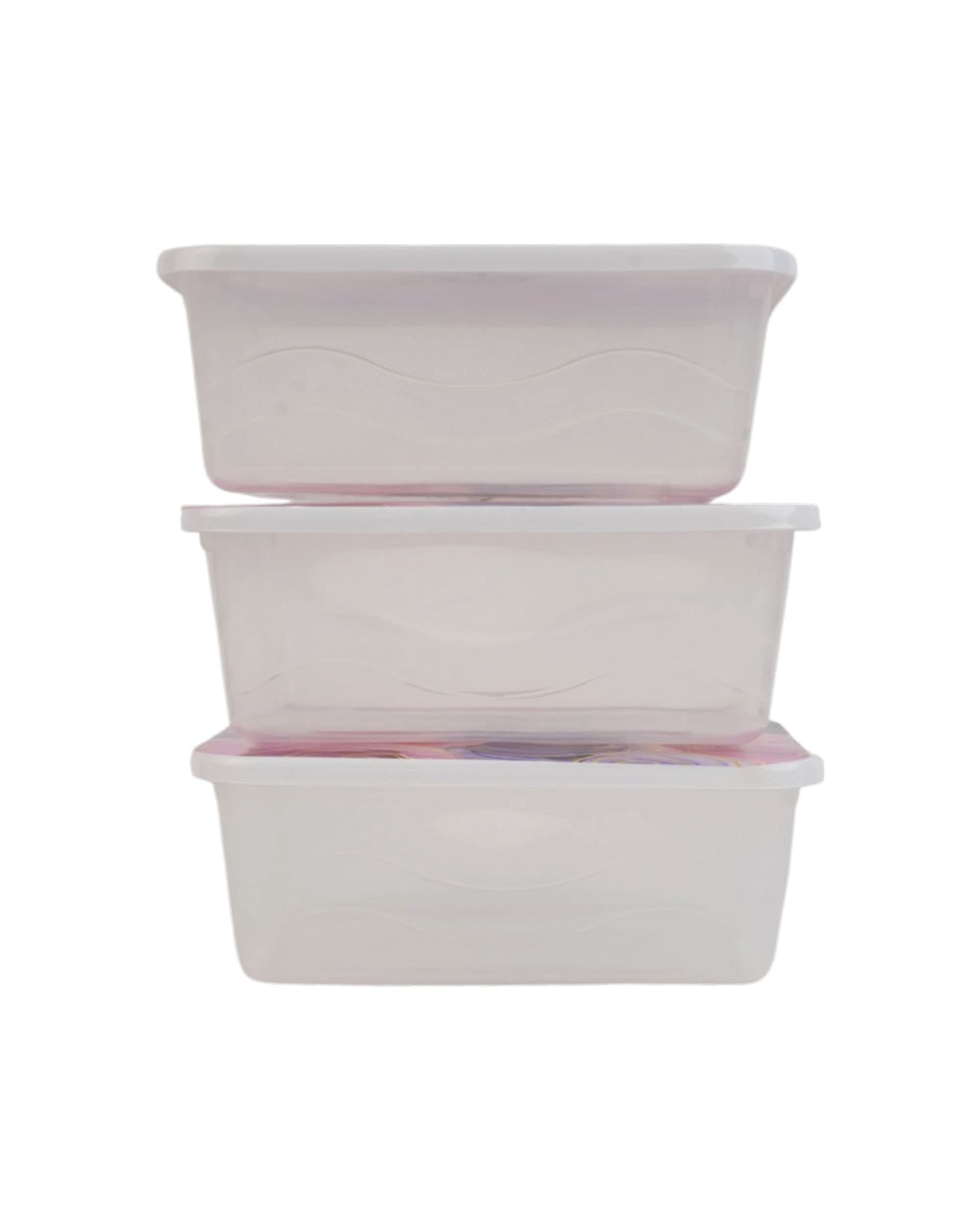 Storage Box 3 Pcs Set, Tiffin Boxes & Bottles, Chase Value, Chase Value