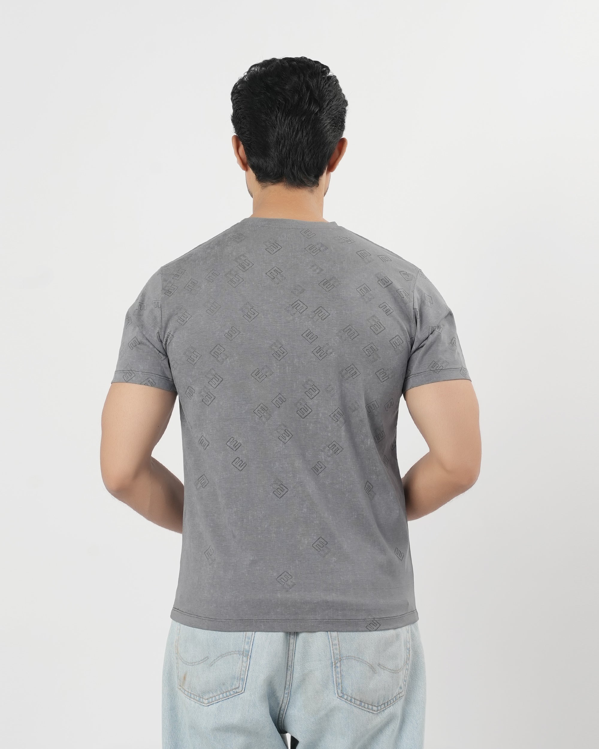Men's Stripe Half Sleeves T-Shirt