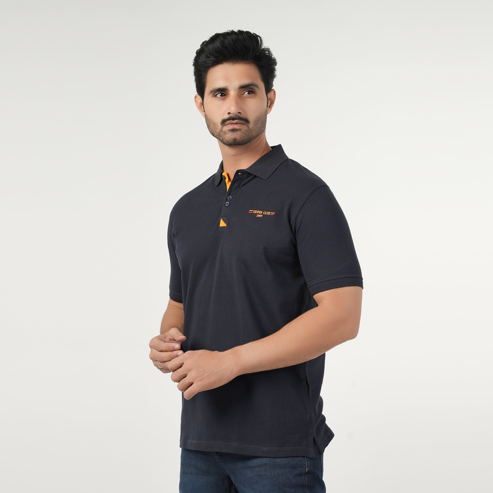 Eminent Men's Half Sleeves Polo T-Shirt - Navy Blue, Men's T-Shirts & Polos, Eminent, Chase Value