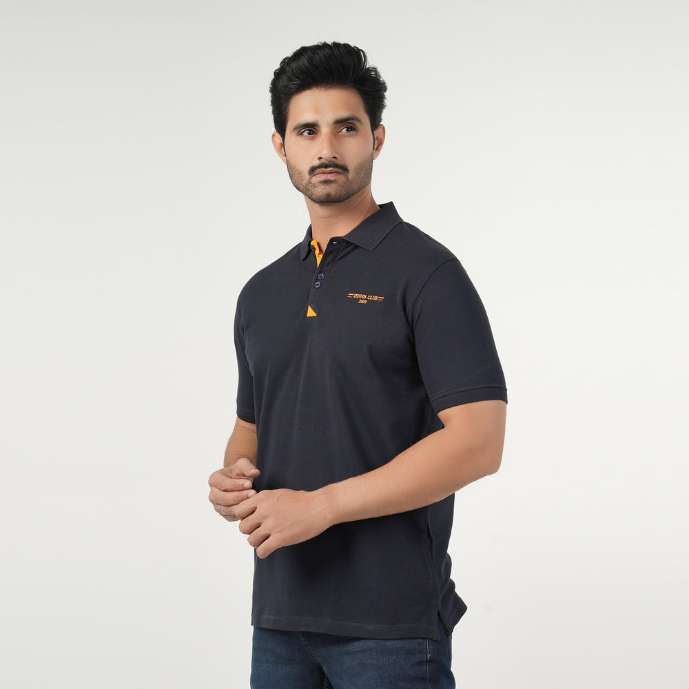 Eminent Men's Half Sleeves Polo T-Shirt - Navy Blue, Men's T-Shirts & Polos, Eminent, Chase Value