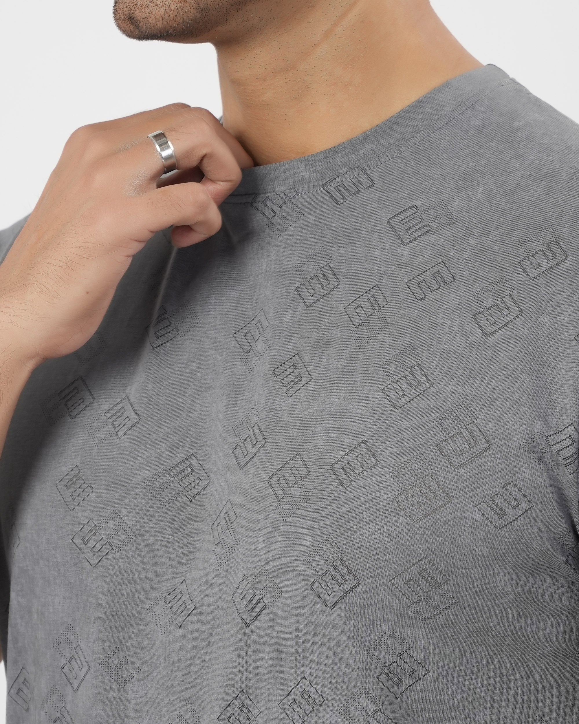 Men's Stripe Half Sleeves T-Shirt