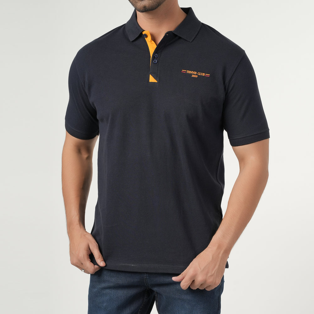Eminent Men's Half Sleeves Polo T-Shirt - Navy Blue, Men's T-Shirts & Polos, Eminent, Chase Value