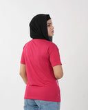 Eminent Women's Half Sleeves Printed T-Shirt - Red, Women T-Shirts & Tops, Eminent, Chase Value