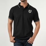 Men's Half Sleeves Polo T-Shirt - Black, Men's T-Shirts & Polos, Chase Value, Chase Value