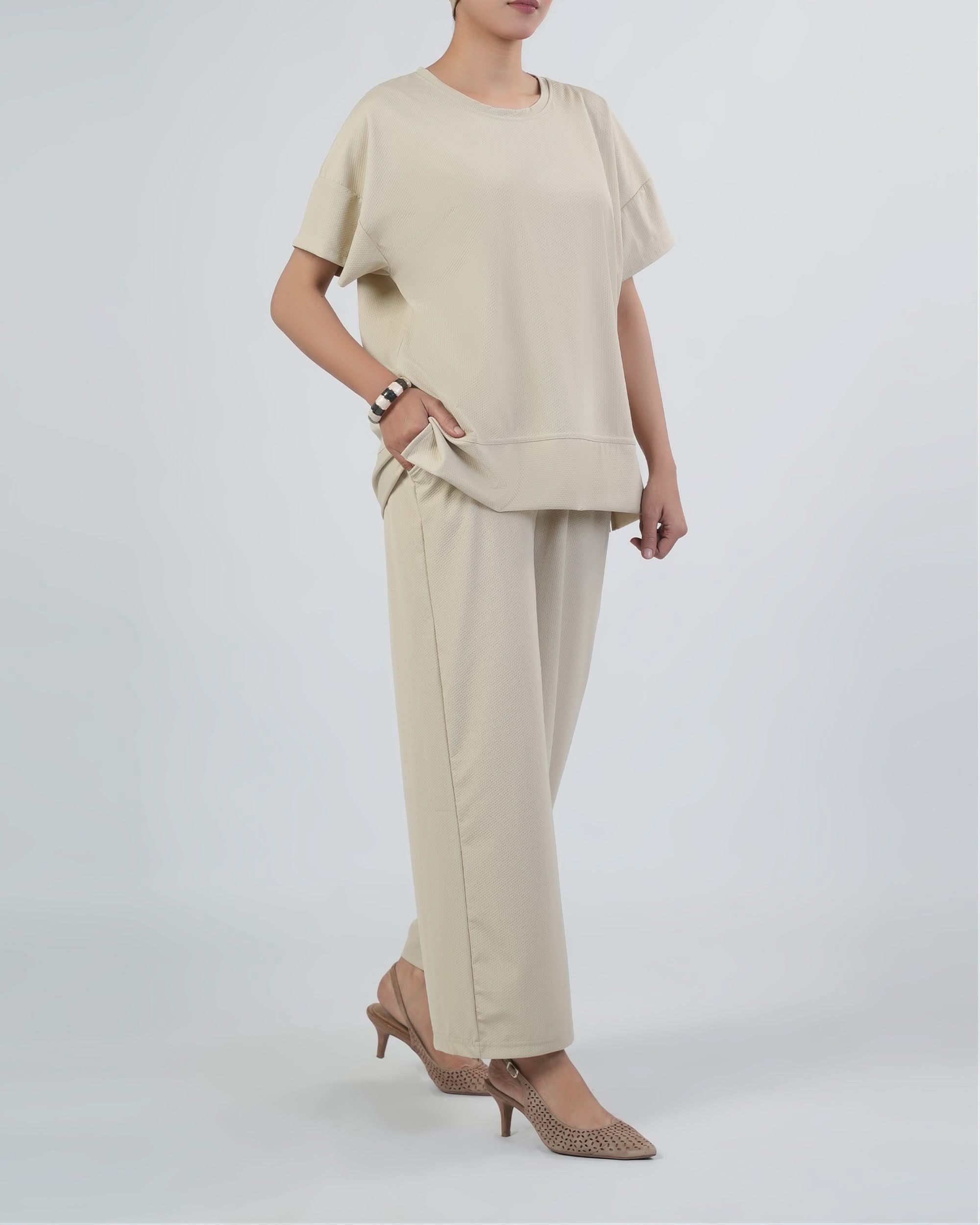 Eminent Women's Half Sleeves Cord Set, Women Co-Ord Set, Eminent, Chase Value