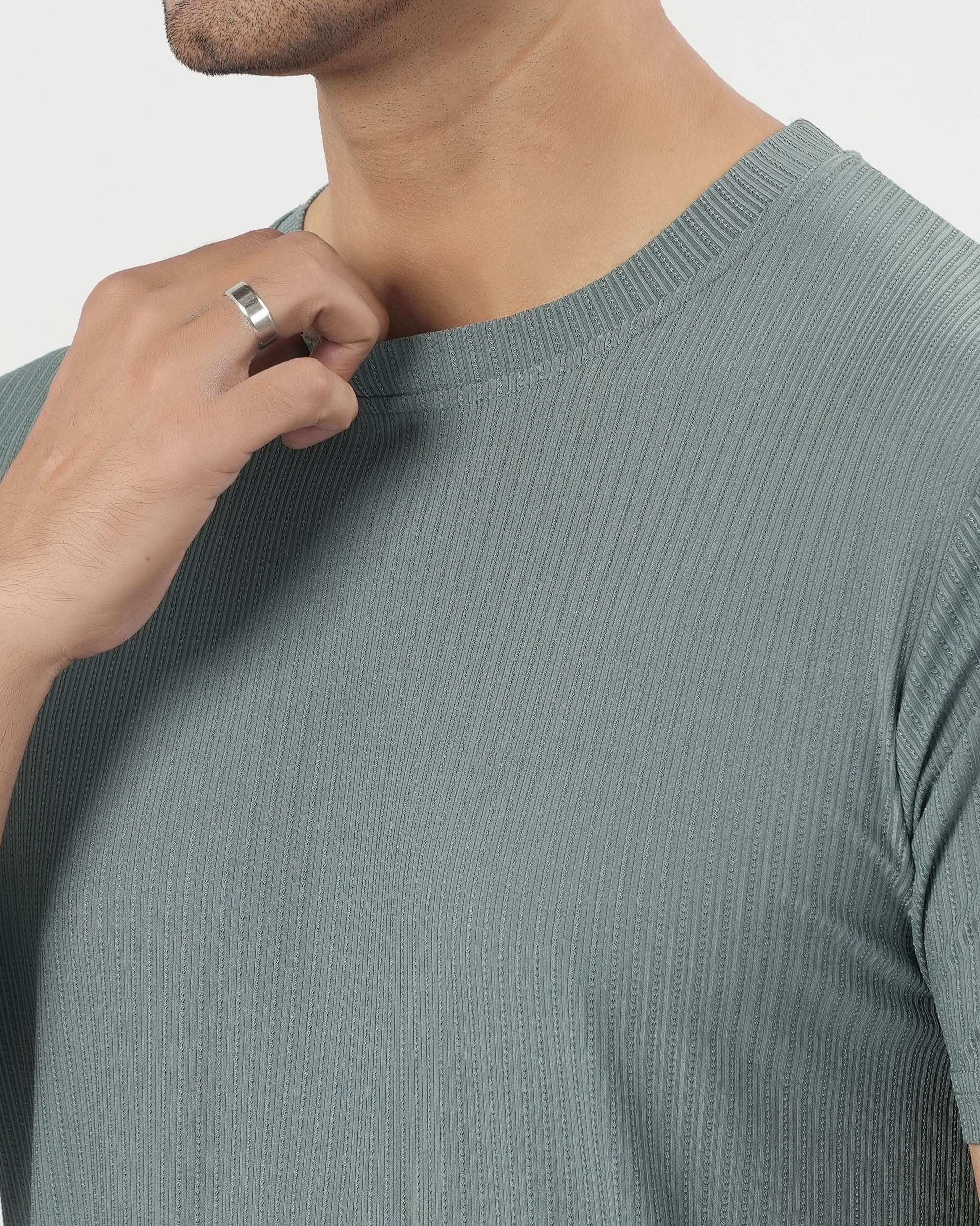 Valuables Men's Half Sleeves Round Neck T-Shirt