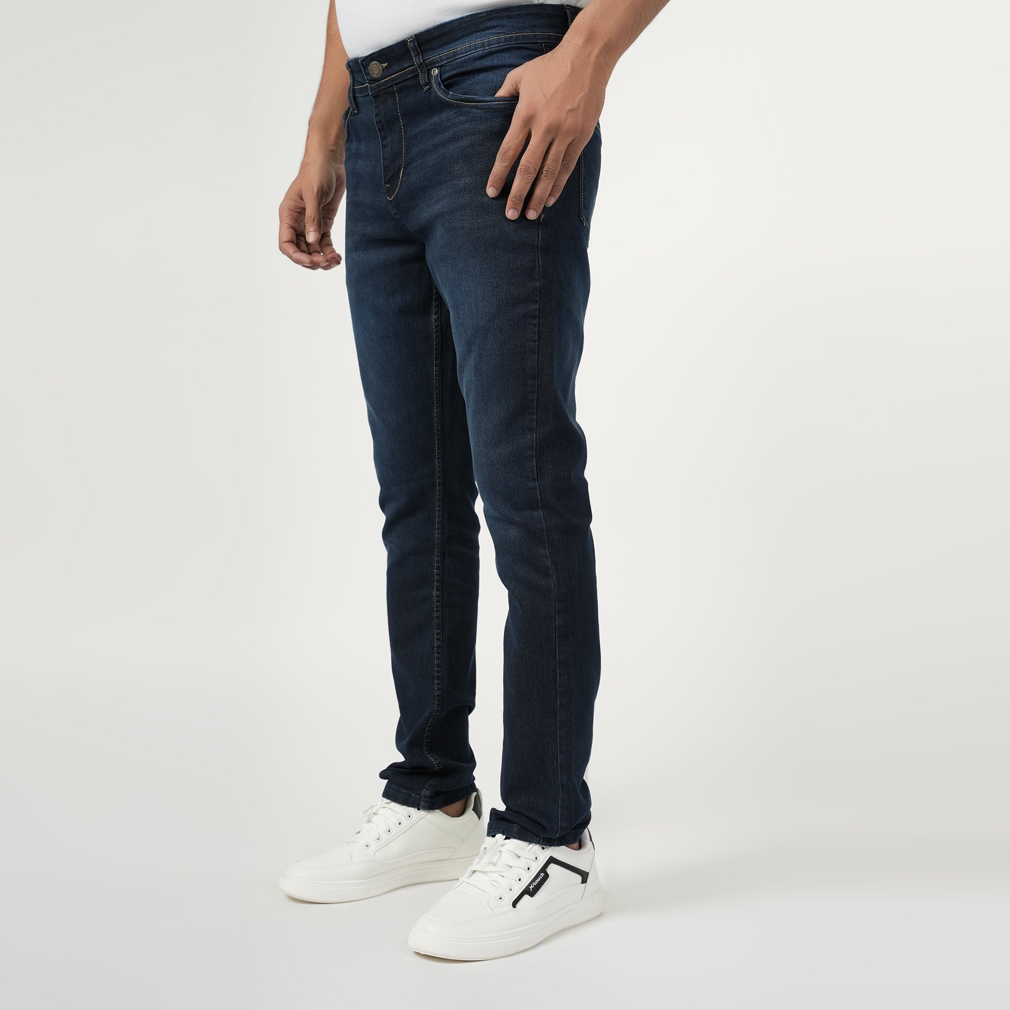 Men's Denim Pant - Dark Blue, Men's Casual Pants & Jeans, Chase Value, Chase Value