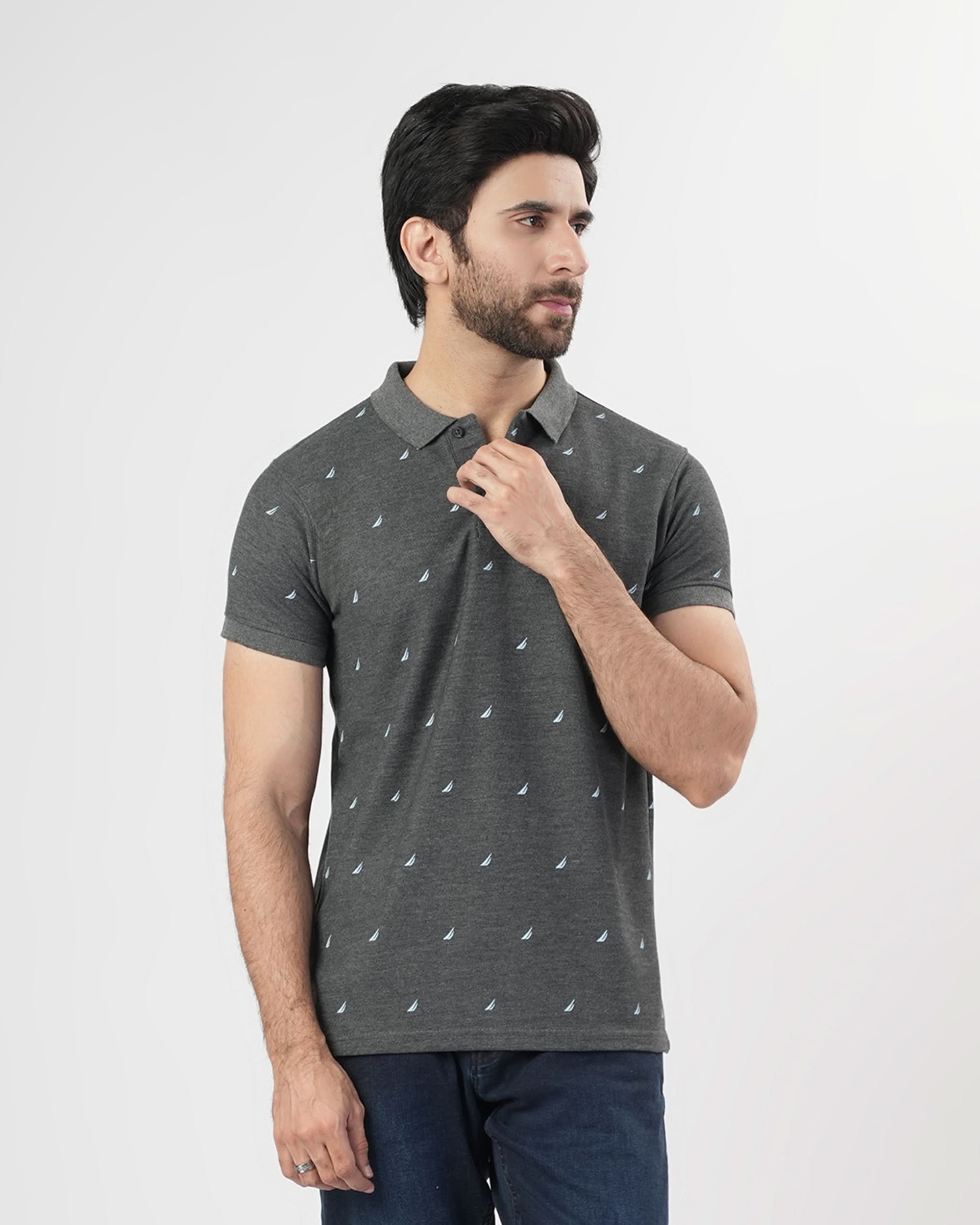 Men Half Sleeves Polo T-Shirt, Men's T-Shirts & Polos, Chase Value, Chase Value