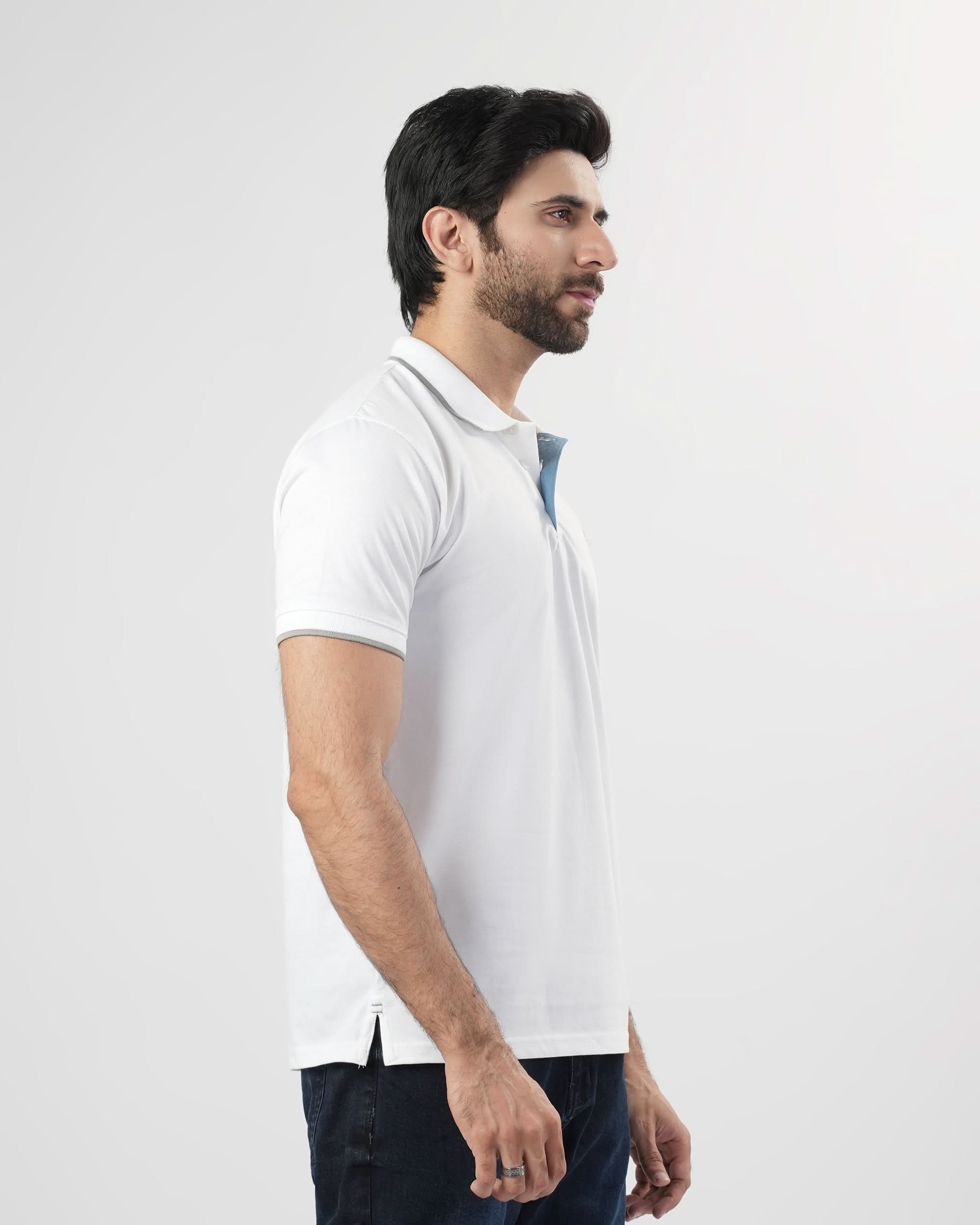 Men Half Sleeves Polo T-Shirt, Men's T-Shirts & Polos, Chase Value, Chase Value