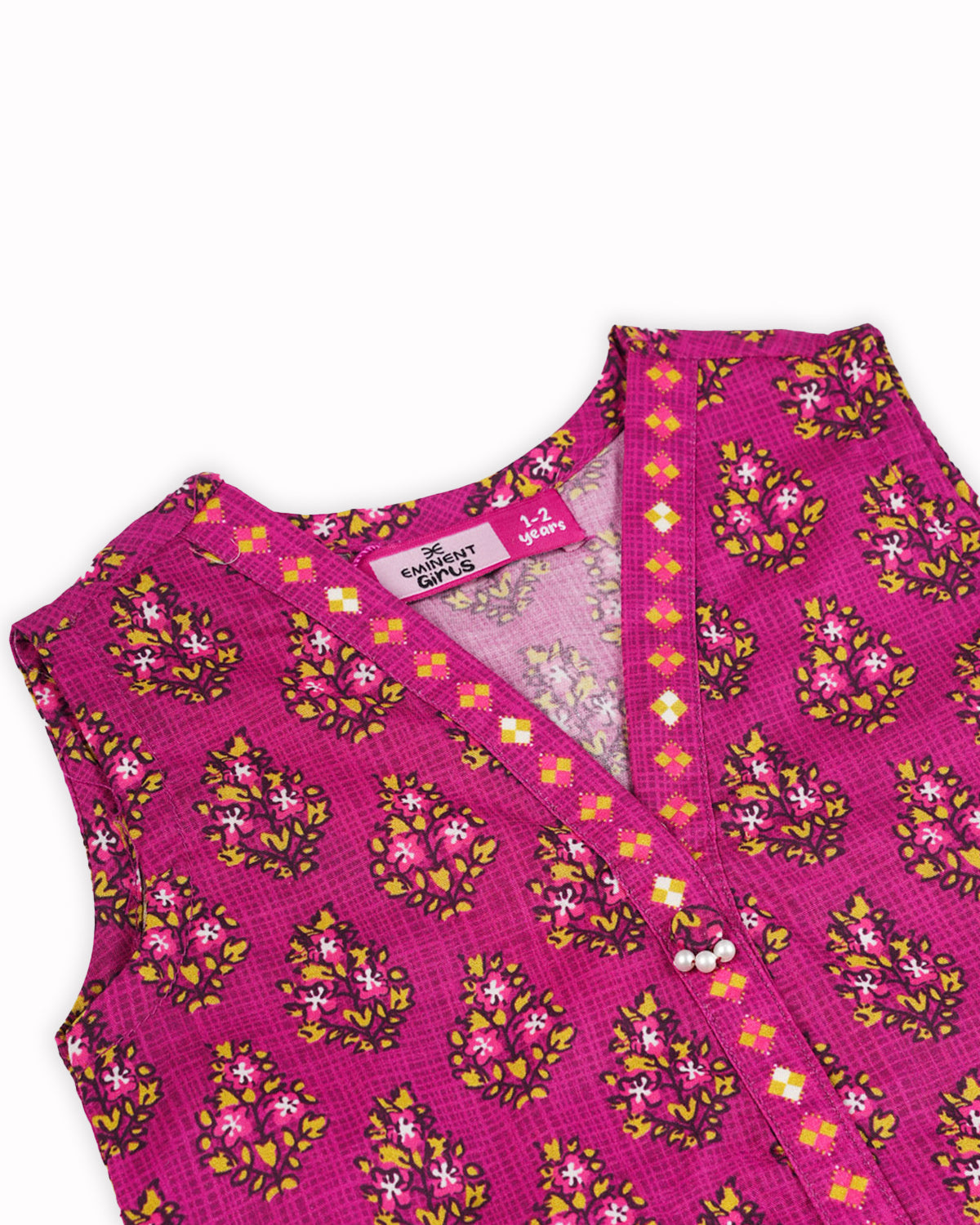 Eminent Girls' Essential Printed 3 Pcs Suit