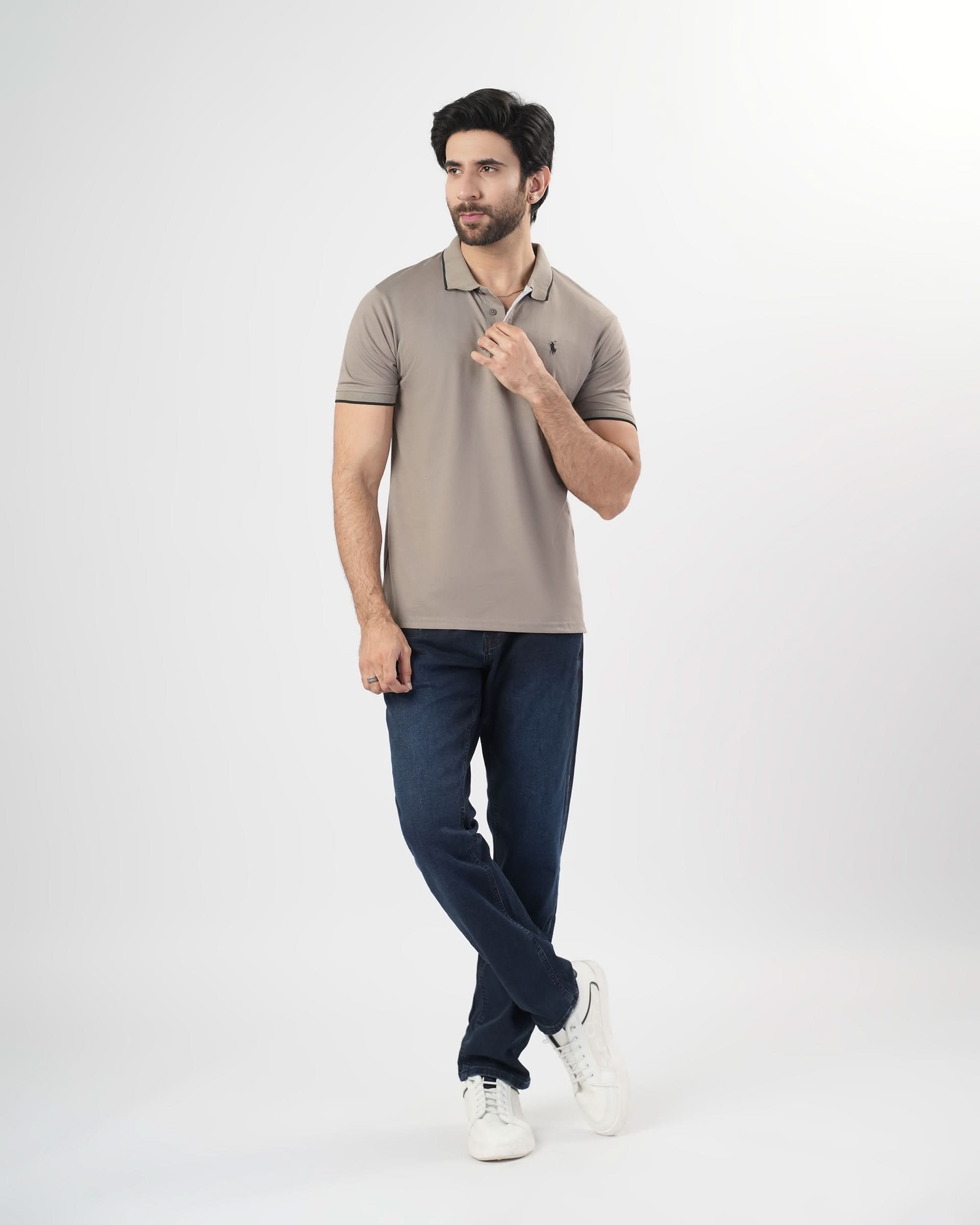 Men Half Sleeves Polo T-Shirt, Men's T-Shirts & Polos, Chase Value, Chase Value