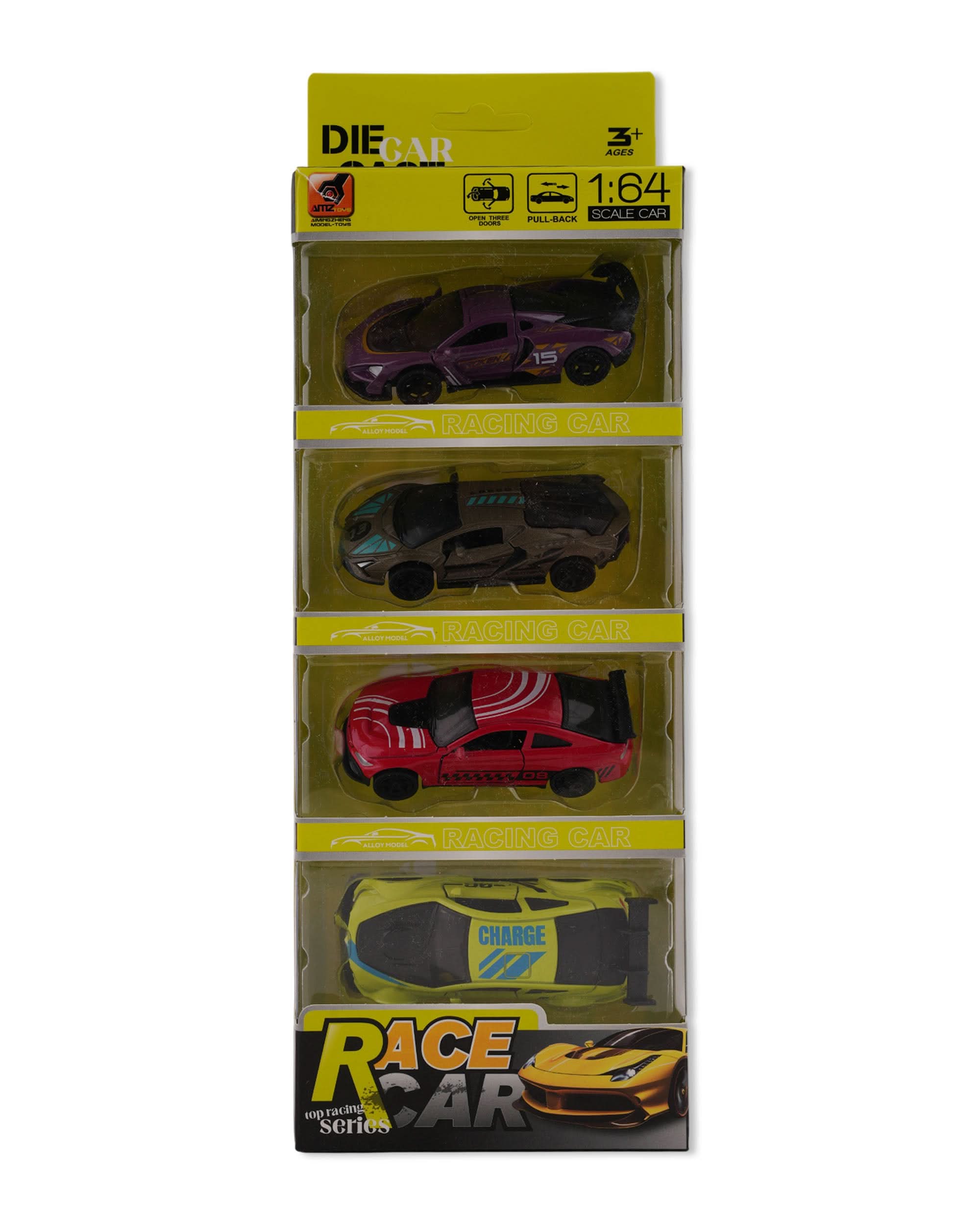 Die-Cast Car Set 4 Pcs, Die-cast Model Car, Chase Value, Chase Value