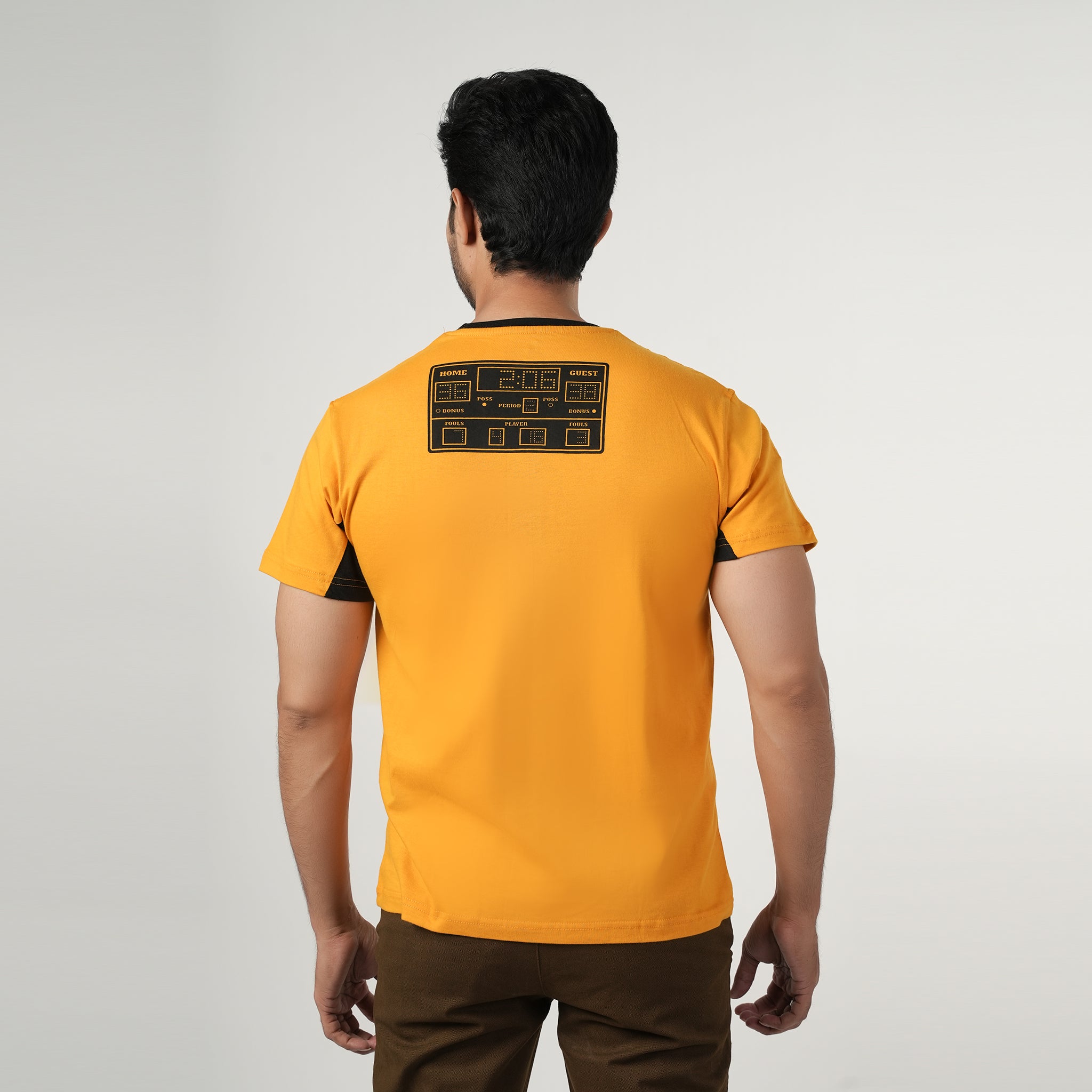 Eminent Men's Half Sleeves Round Neck T-Shirt - Yellow, Men's T-Shirts & Polos, Eminent, Chase Value