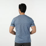 Eminent Men's Round Neck Half Sleeves T-Shirt  - Ash Blue, Men's T-Shirts & Polos, Eminent, Chase Value