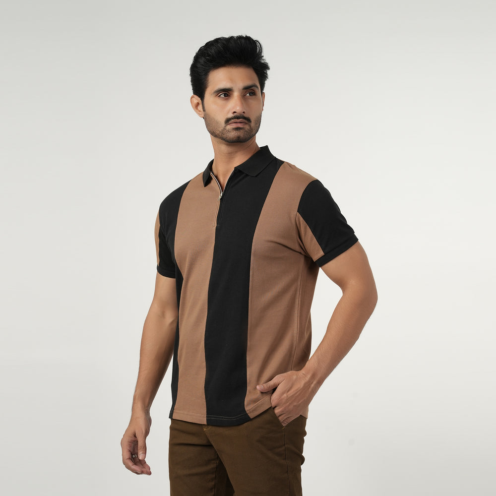 Eminent Men's Half Sleeves Polo T-Shirt - Coco Cream, Men's T-Shirts & Polos, Eminent, Chase Value