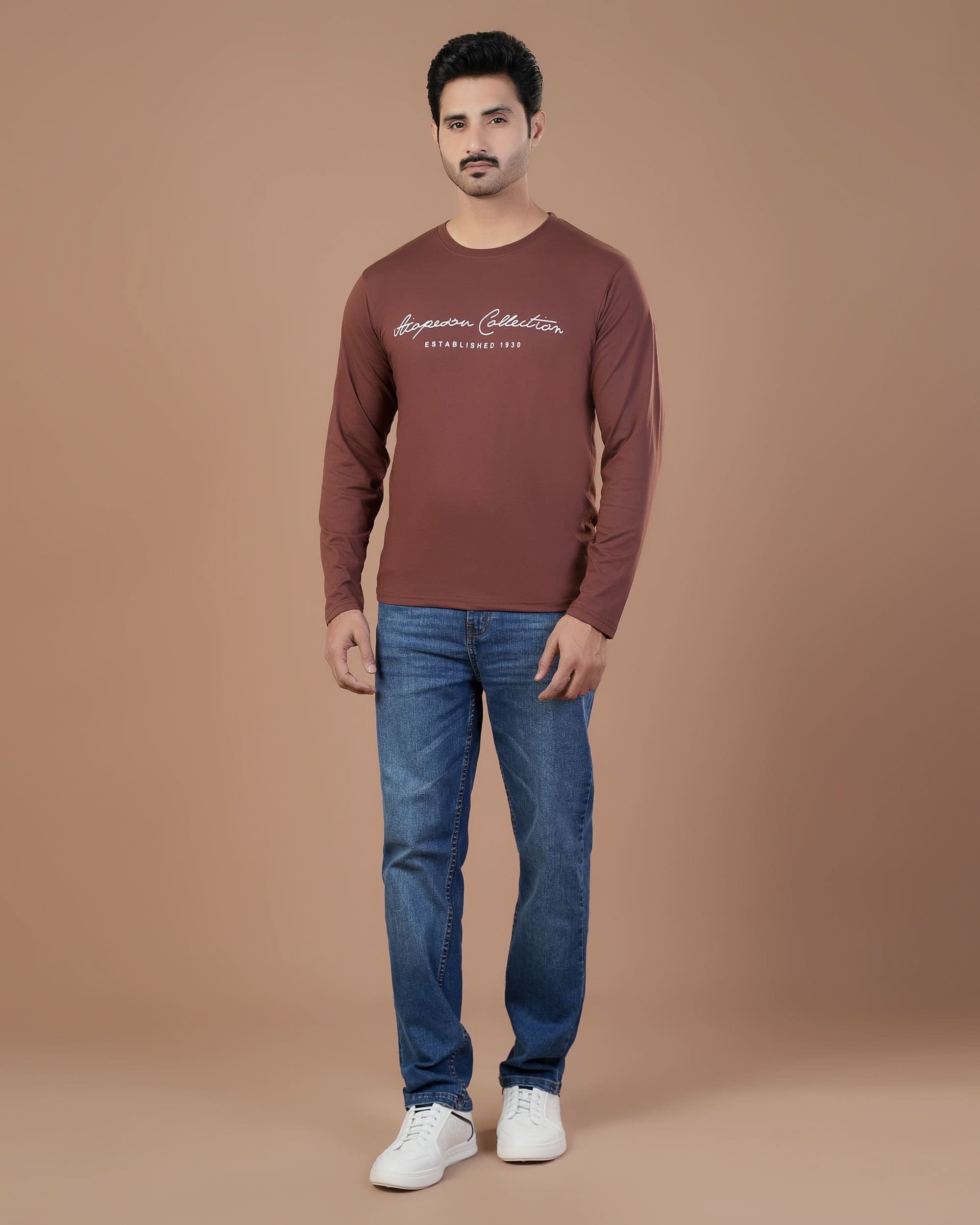 Valuables Men’s Printed Full Sleeves T-Shirt, Men's T-Shirts & Polos, Chase Value, Chase Value