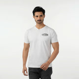 Eminent Men's Round Neck Half Sleeves Printed T-Shirt - Oatmeal, Men's T-Shirts & Polos, Eminent, Chase Value
