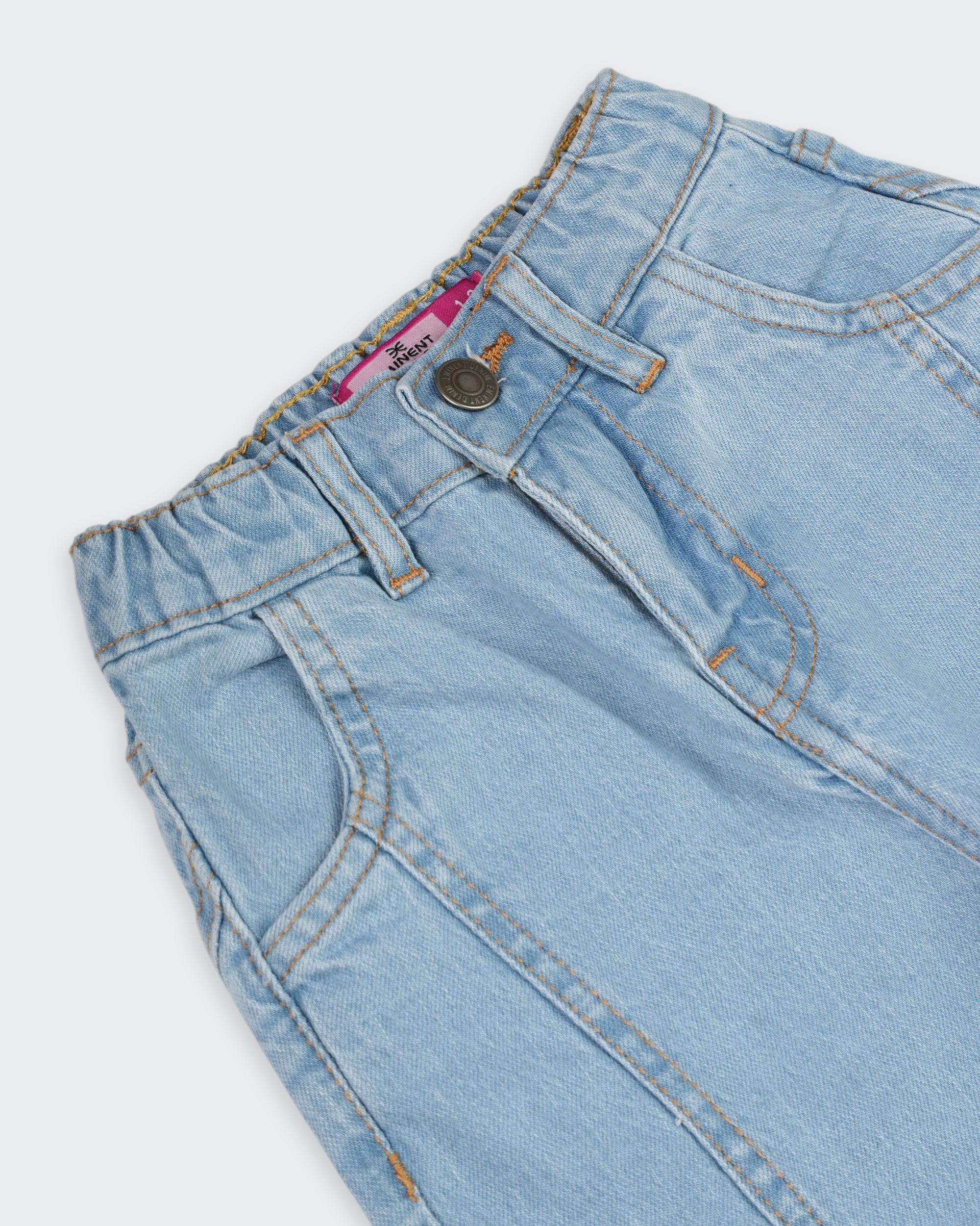 Eminent Girls Woven Denim Pants