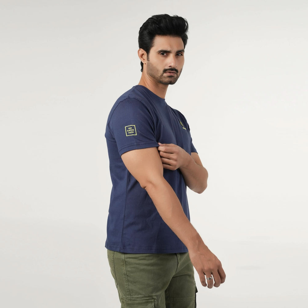 Eminent Men's Half Sleeves Round Neck T-Shirt - Navy Blue, Men's T-Shirts & Polos, Eminent, Chase Value