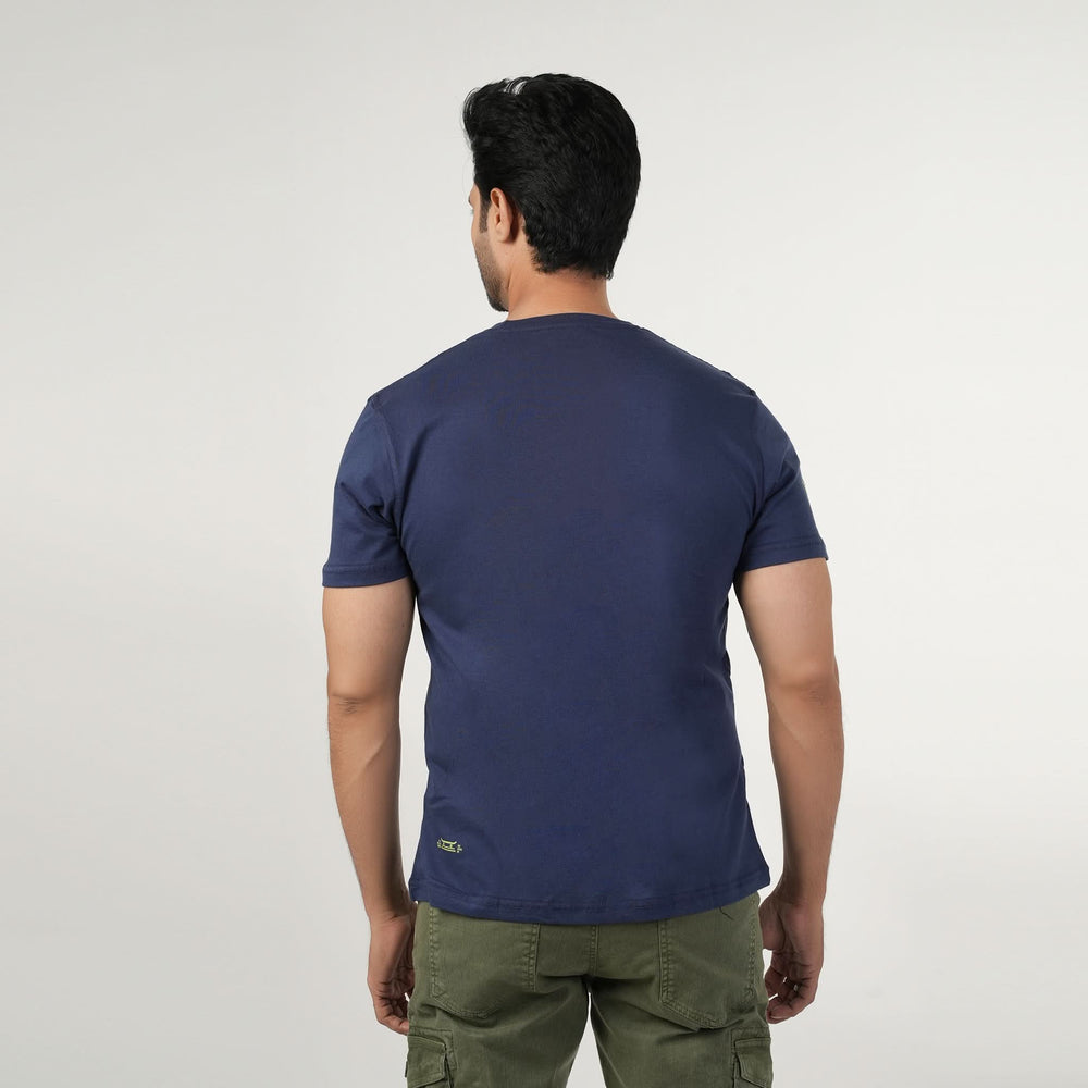 Eminent Men's Half Sleeves Round Neck T-Shirt - Navy Blue, Men's T-Shirts & Polos, Eminent, Chase Value