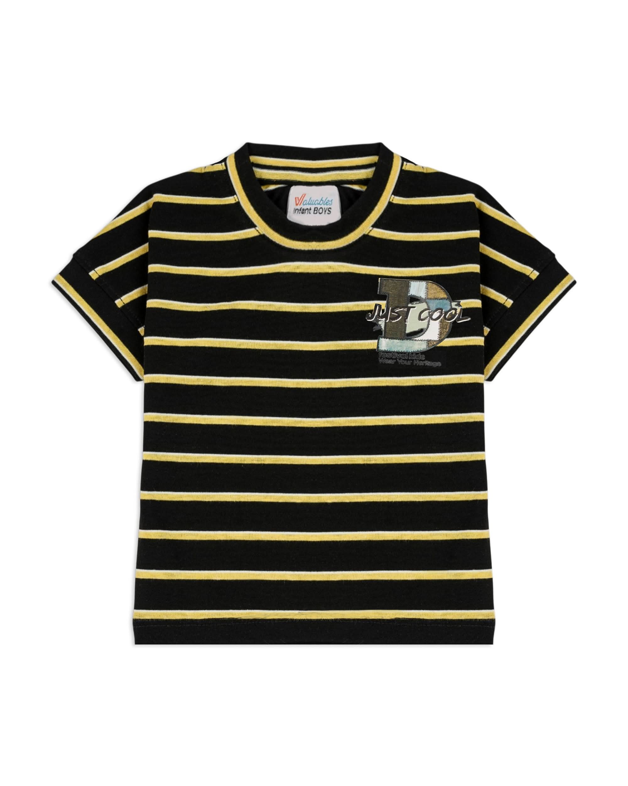 Valuables Newborn Boys T-Shirt, Newborn Boys Half Sleeves T-Shirts, Chase Value, Chase Value
