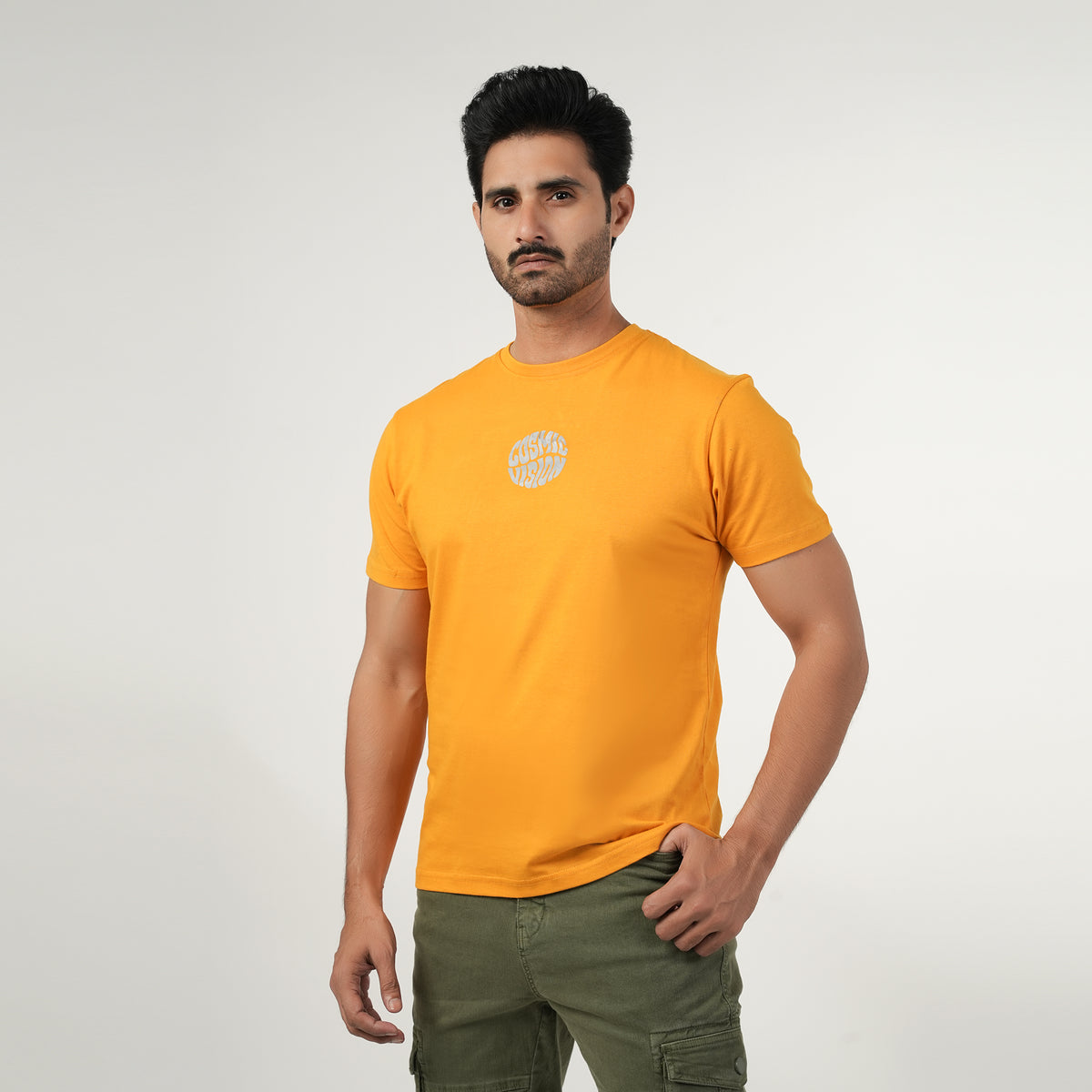 Eminent Men's Half Sleeves Round Neck T-Shirt - Yellow, Men's T-Shirts & Polos, Eminent, Chase Value