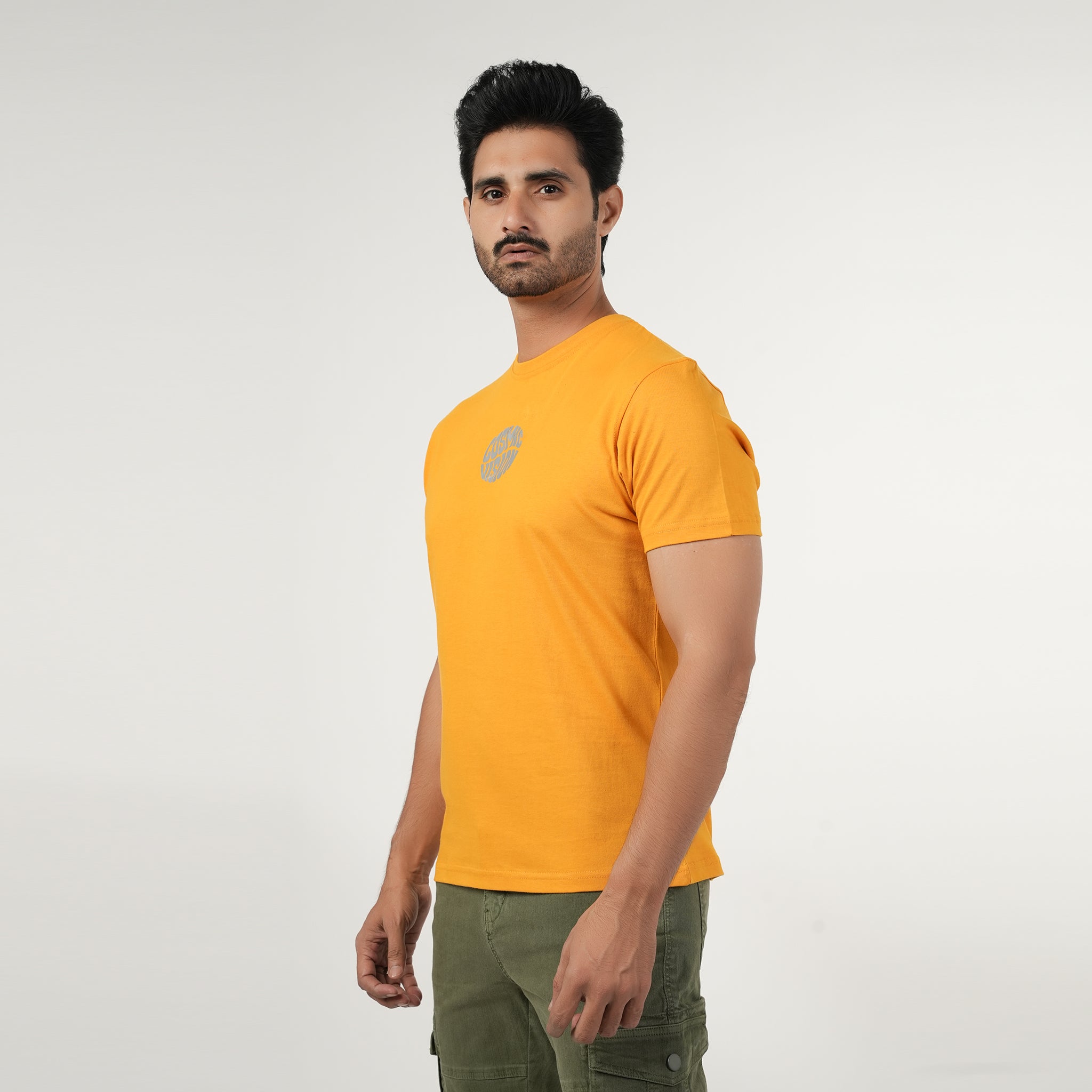 Eminent Men's Half Sleeves Round Neck T-Shirt - Yellow, Men's T-Shirts & Polos, Eminent, Chase Value