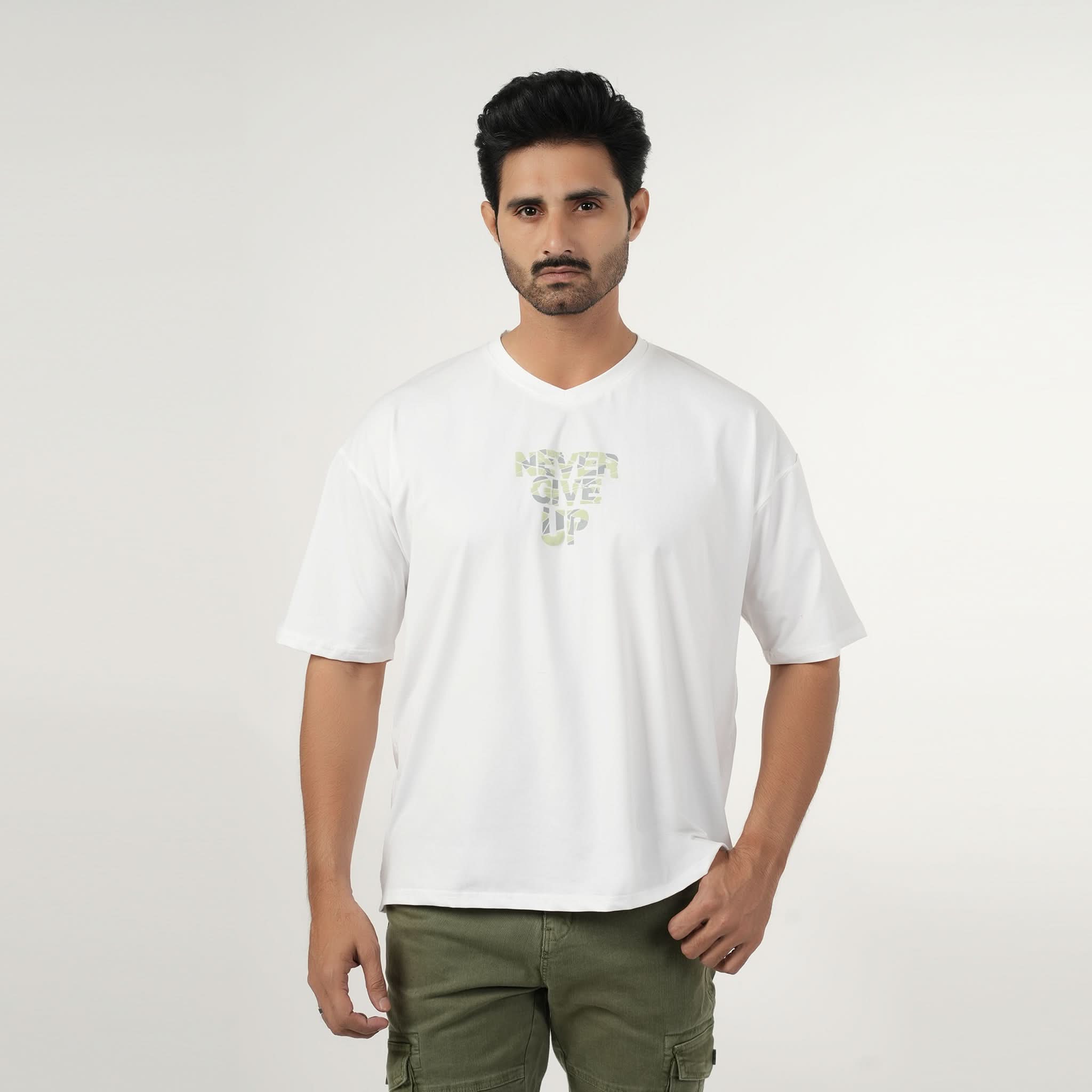 Eminent Men's Half Sleeves T-Shirt - White, Men's T-Shirts & Polos, Eminent, Chase Value
