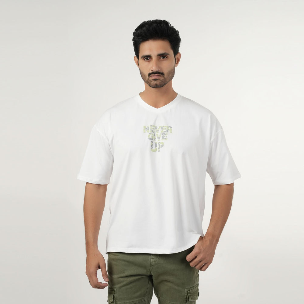 Eminent Men's Half Sleeves T-Shirt - White, Men's T-Shirts & Polos, Eminent, Chase Value