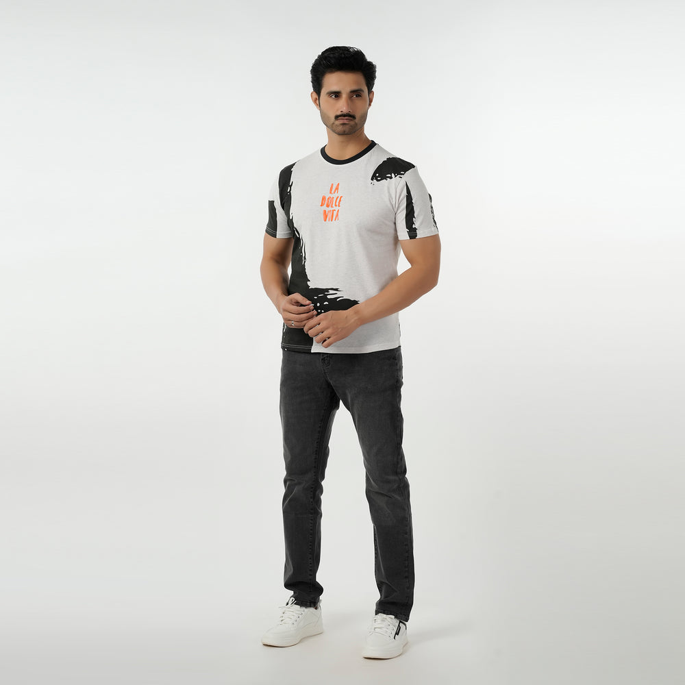 Eminent Men's Half Sleeves T-Shirt - Oatmeal, Men's T-Shirts & Polos, Eminent, Chase Value