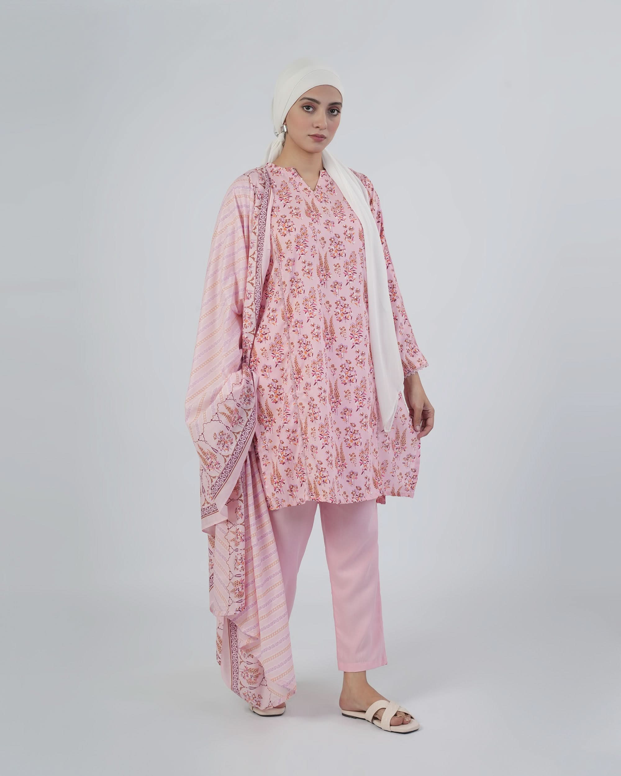 Valuables Women's Printed 3Pcs Suit, Women Shalwar Suits, Chase Value, Chase Value