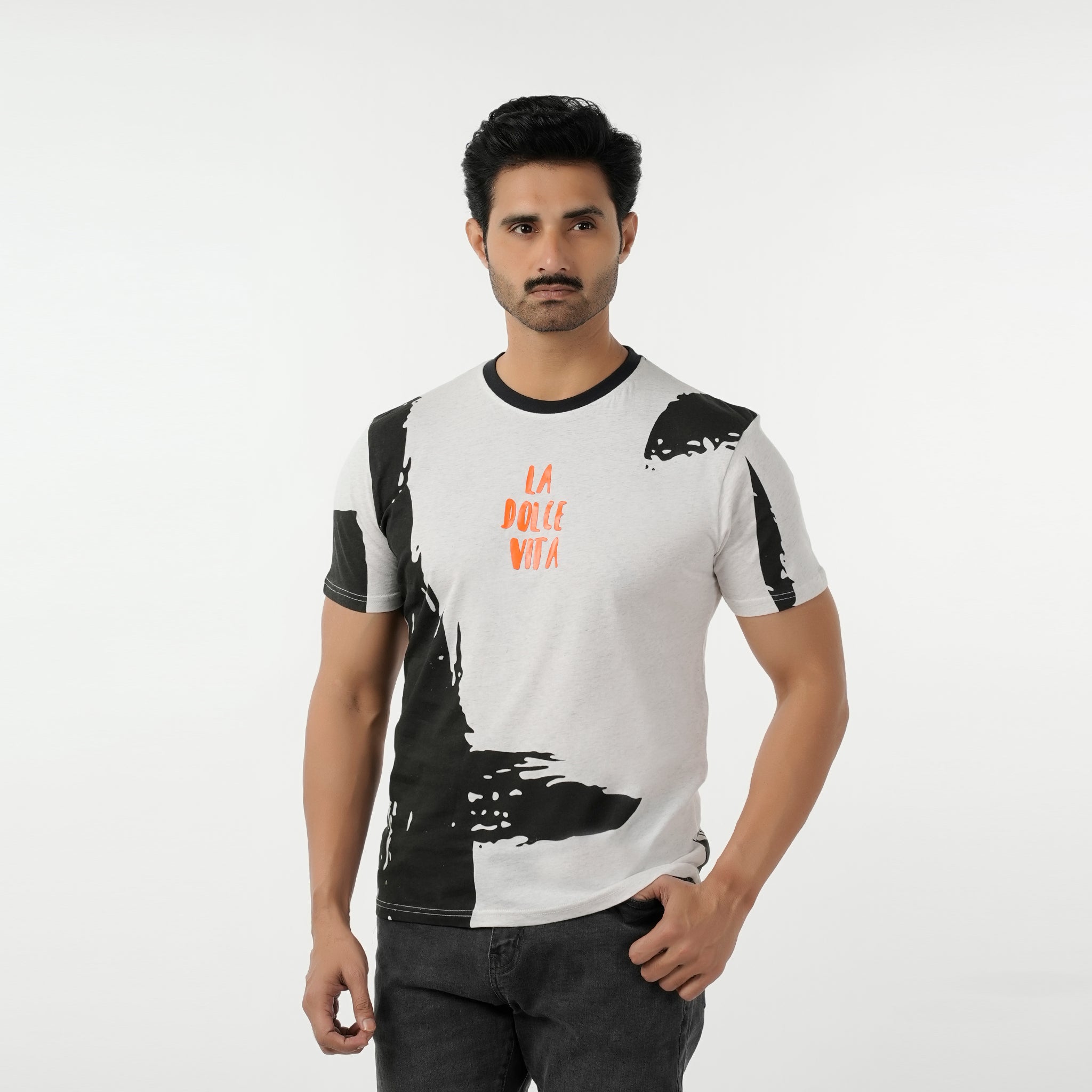 Eminent Men's Half Sleeves T-Shirt - Oatmeal, Men's T-Shirts & Polos, Eminent, Chase Value