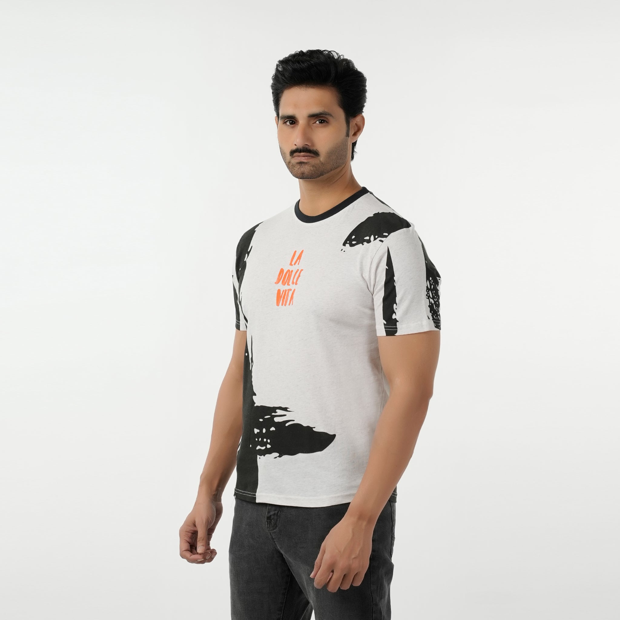 Eminent Men's Half Sleeves T-Shirt - Oatmeal, Men's T-Shirts & Polos, Eminent, Chase Value