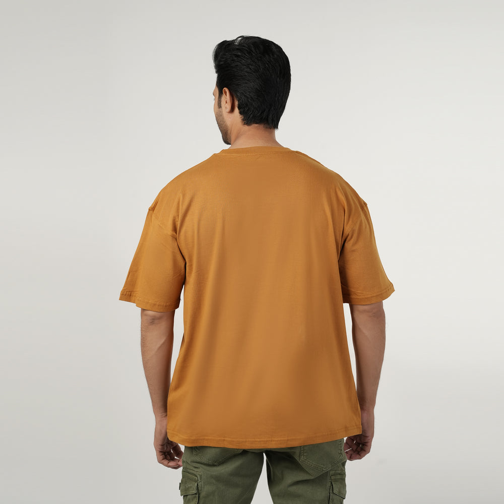 Eminent Men's Half Sleeves Round Neck T-Shirt - Golden Brown, Men's T-Shirts & Polos, Eminent, Chase Value