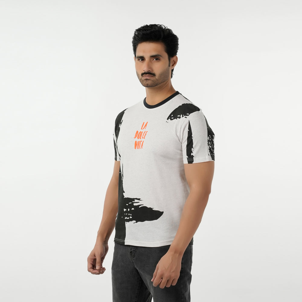 Eminent Men's Half Sleeves T-Shirt - Oatmeal, Men's T-Shirts & Polos, Eminent, Chase Value