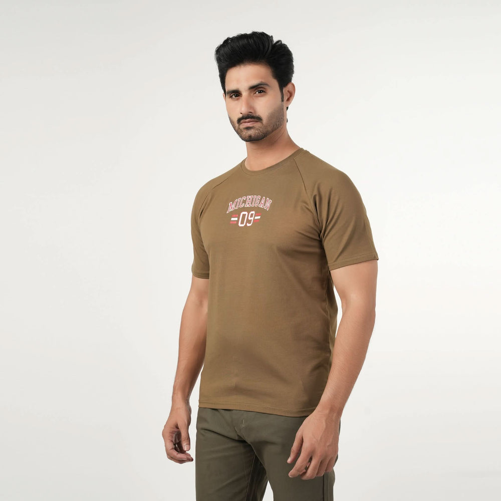 Eminent Men's Half Sleeves T-Shirt - Fir Green, Men's T-Shirts & Polos, Eminent, Chase Value