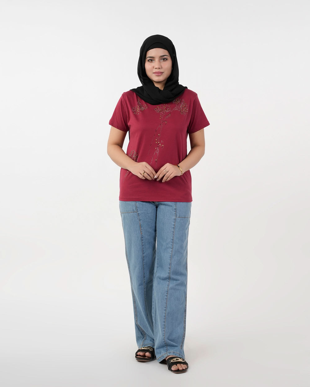 Eminent Women's Half Sleeves T-Shirt, Women T-Shirts & Tops, Eminent, Chase Value