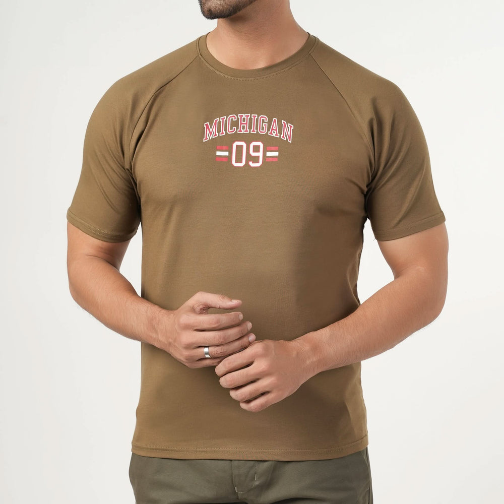 Eminent Men's Half Sleeves T-Shirt - Fir Green, Men's T-Shirts & Polos, Eminent, Chase Value