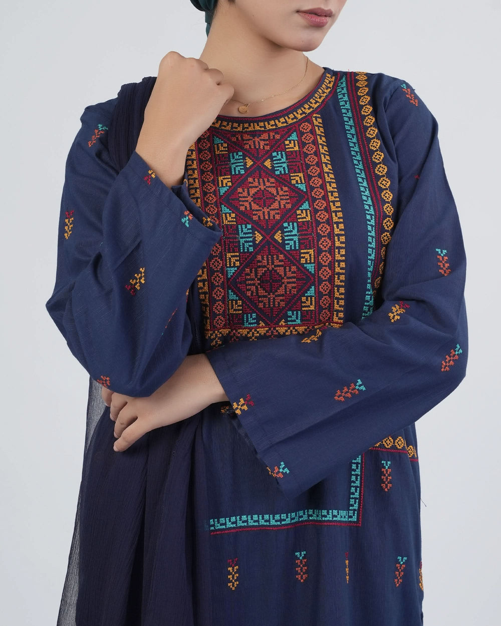 Women's Khaddar Embroidered 3Pcs Suit, Women Shalwar Suits, Chase Value, Chase Value